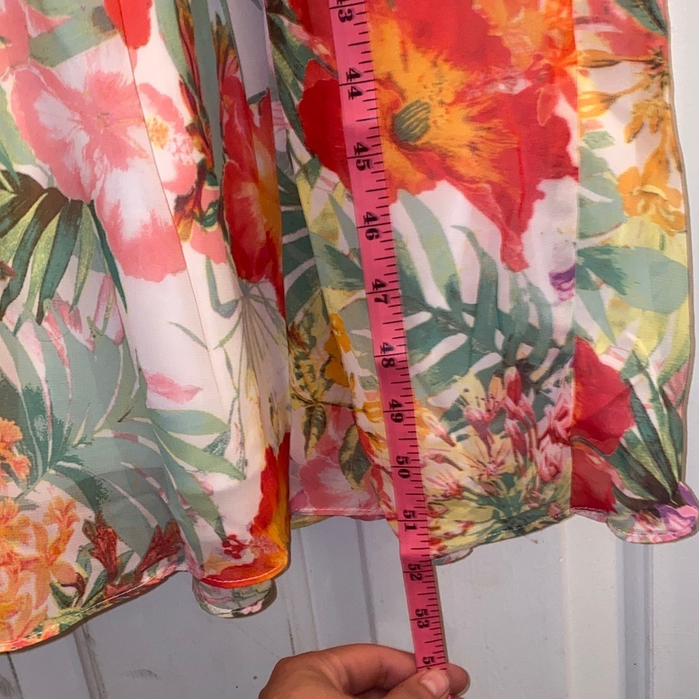 Julia Jordan Multicolor Floral Midi Skirt - Picture 8 of 15
